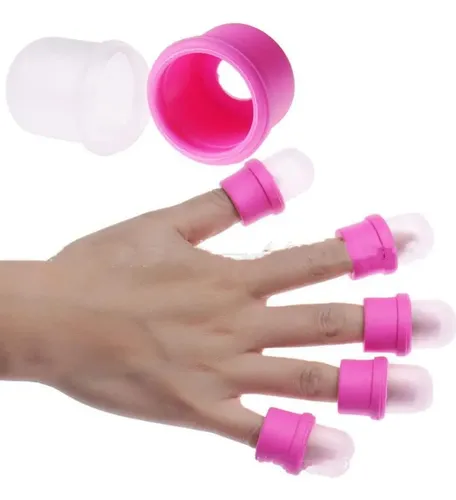 Juego De 10 Capuchones De Remojo Para Uñas Mausong