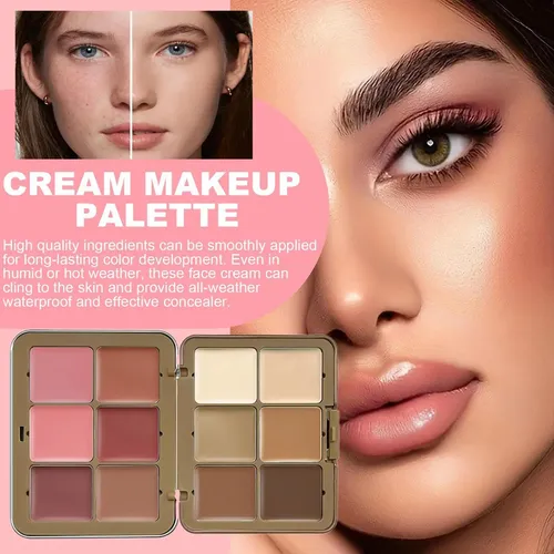 Paleta De Rubor Y Corrector Corrector Y Rubor De Blush Natur