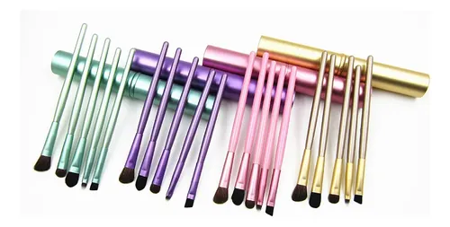Set De 5 Brochas De Ojos Para Maquillaje
