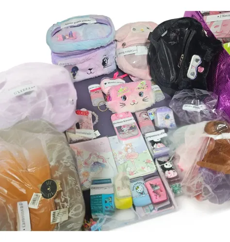Set Maquillaje Y Accesorios Kawaii Surtido Regalo Navidad