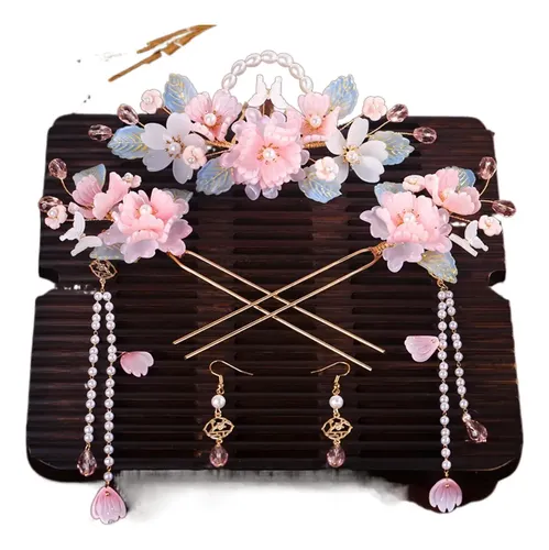 Set De Accesorios Para Peinado De Boda Estilo Chino