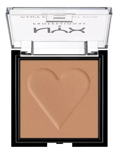 NYX Professional Makeup Can’t Stop Won’t Stop Polvo Matificante Compacto Fórmula de Larga Duración Controla el Brillo y Sella el Maquillaje para un Acabado Mate Profesional, Tono Caramel, 6 g