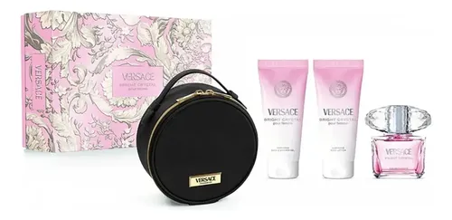 Versace Bright Crystal Edt 90 Ml Set 3c
