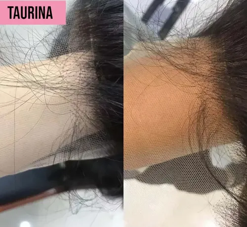 Peluca De Cabello Natural Lace Front Imperceptible Castaño Oscuro Universal
