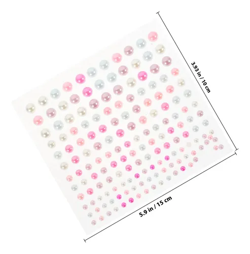 Pegatinas De Perlas Para Uñas 4 Hojas