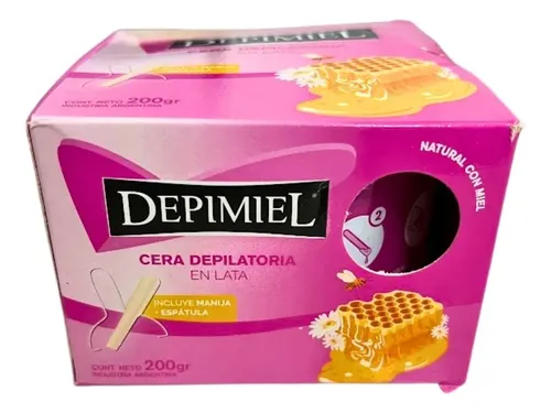 Cera Depilatoria En Lata Natural Con Miel Depimiel 200g
