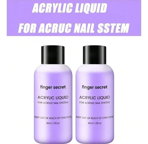 Monómero Líquido Acrílico Finger Secret 2×40 Ml