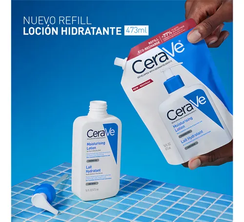 Cerave Refill Loción Hidratante de piel normal a seca 473ml.