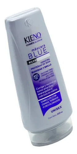 Kleno Blue Mascara Silver Intense Matizadora Rubios 200ml