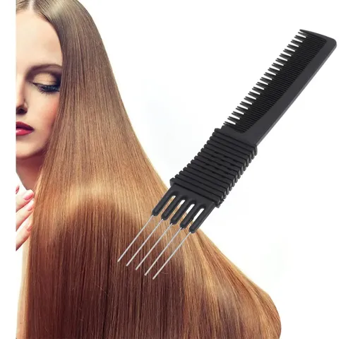 Peine Profesional For Cabello De Acero Y Carbono 6pieza Y