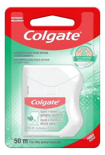 Colgate original hilo dental mint sabor menta 50 m