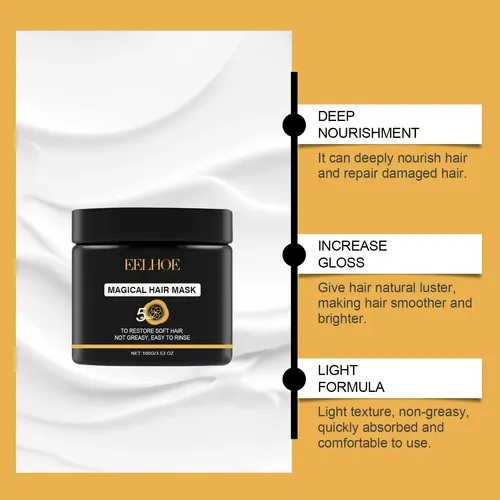 La Mascarilla Capilar Eelhoe Para Cabello Seco Y Dañado  La