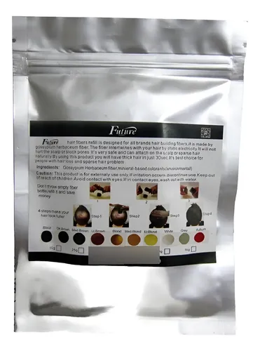 Recarga Fibras Capilares Future X 100g Color: Negro