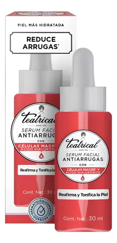 Teatrical Serum Antiarrugas Células Madre Ac Hialurónico 30g