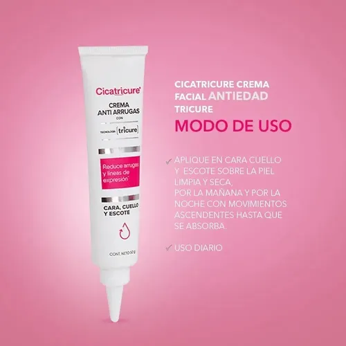 Cicatricure Crema Antiedad Con Tecnologia Tricure 50 Gr