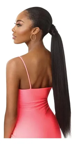Ponytail Wrap Outre Rápido Para Cabello Kinky/straight 61cm