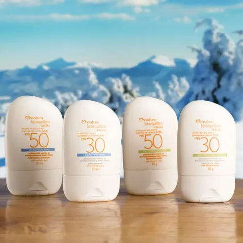 Natura Protector Solar Facial Gel Crema Toque Seco Fps 30