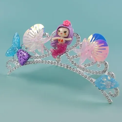 Diadema Con Forma De Corona En Forma De Corazón, Suave Y Cóm Rosa