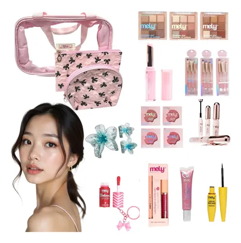Set Maquillaje Regalo Niña Adolescente Suave Make Up Premium
