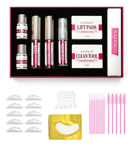 Set Lifting Para Pestañas Naturales Kit Completo Estética