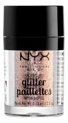 Maquillaje Profesional Glitter Nyx Metallic Goldstone
