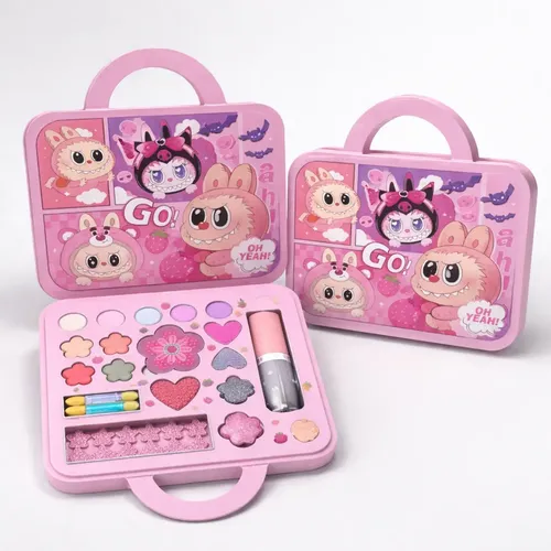 Paleta O Kit Estuche De Maquillaje Labubu Para Niña Spa