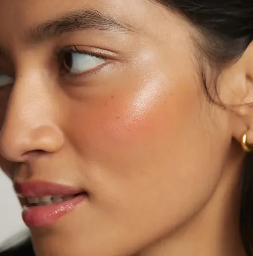 Merit Makeup – Blush Contorno Rubor Bronzer Corrector Tono Del Maquillaje Persimmon – Rojo Anaranjado Suave