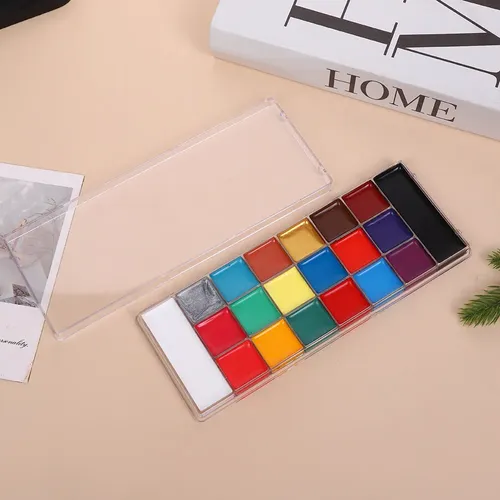 A Paleta De Maquillaje Facial 20 Colores Con Aceite -x