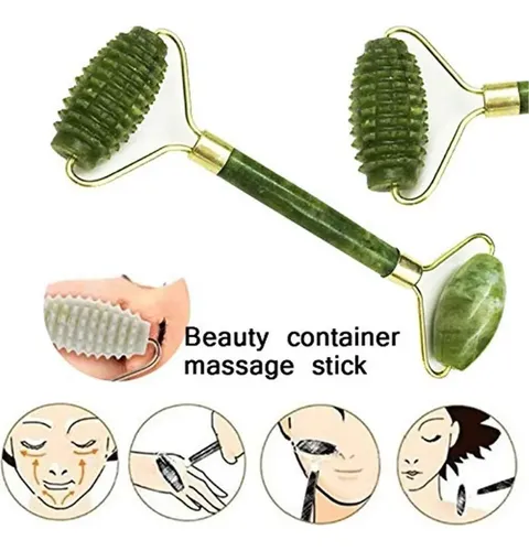 Rodillo Facial De Jade Shenghang 14.3×6.3cm Antiarrugas