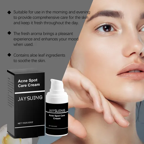 Crema Calmante Para El Tratamiento Del Acné Jaysuing, Ingred