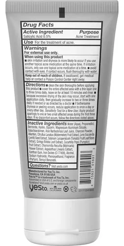 Yes To Tomatoes Mascarilla Carbón Para Acné 2 Fl Oz (pack