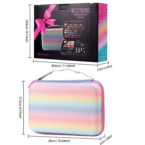 Paleta Multiuso Blush Sombra Iluminador Batom Maquiagemzq