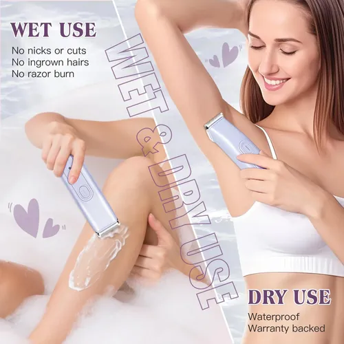 Recortadora De Bikini Eléctrica Qreeyx Para Mujer Resistente