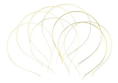 2x 10 Piezas De Metal Diadema Banda Para El Cabello Diadema