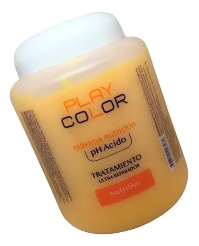 Baño De Crema Acida Máxima Nutrición X 1kg Play Color