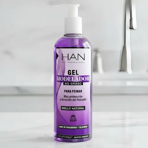 Han Gel Modelador No Graso Para Peinar Metodo Curly 375 Ml