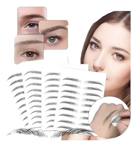 X4 Planchas Tatuaje Para Cejas Tattoo Waterproof Eyebrow