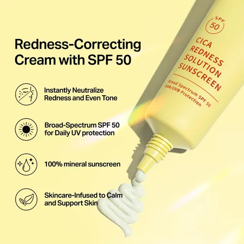 Meebak Protector Solar Spf 50 Cc Cream Corrector Verde