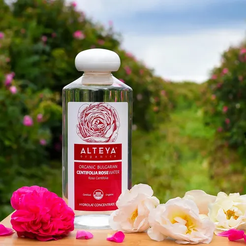 Tónico De Agua De Rosas Alteya 500 Ml Usda Organic