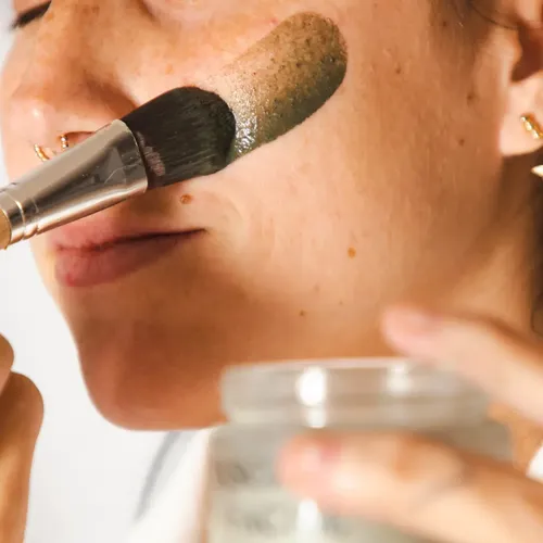 Mascarilla Facial Con Brocha De Bambú Terra Cosmetica Natura Tipo de piel Todo tipo de piel