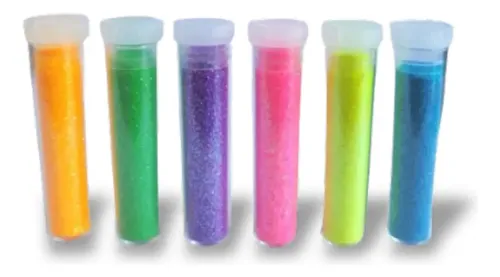 Party Box Bar Neon Glitter Gel Premium Brillo 37 Pcs