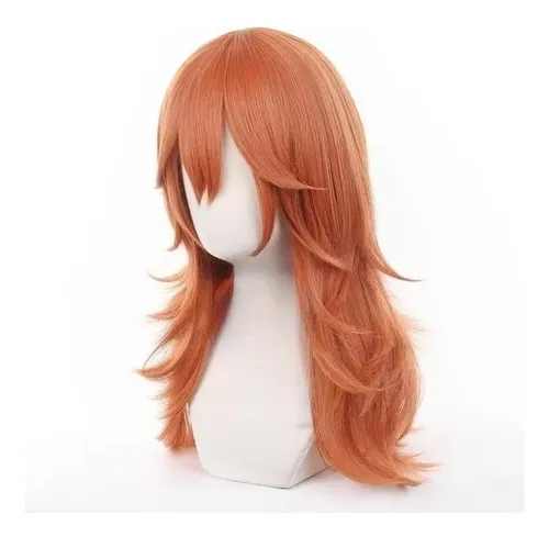 Peluca Cosplay Angel Devil Chainsaw Man Fibra Resistente Al