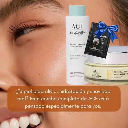 Dadatina Skincare Acf Limpieza Fortaleza Antiarrugas Rosacea