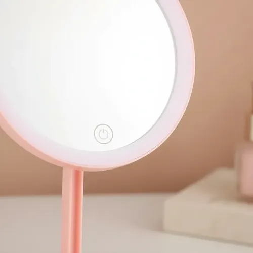 Espejo Led Tactil Portatil Blanco 3 Tonos 16 Cm