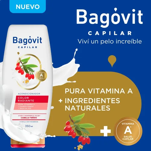 Bagovit Acondicionador Color Radiante Cabello Teñido 350 Ml