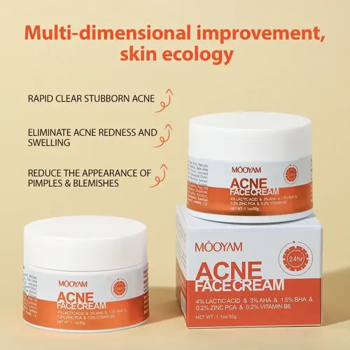 Crema Facial Antiacné Con Ácido Salicílico