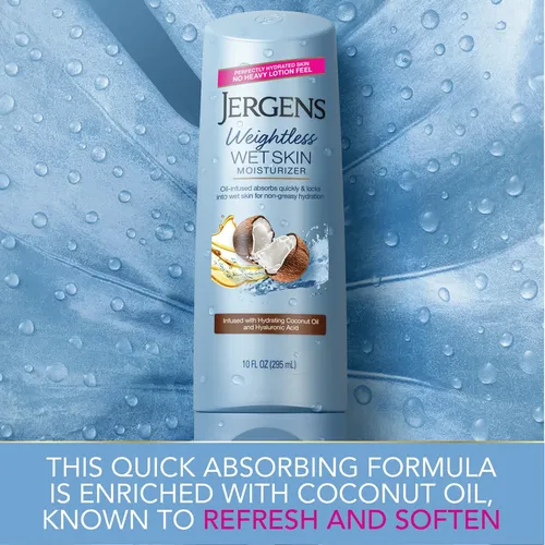 Crema Corporal Jergens Wet Skin Aceite De Coco 296ml