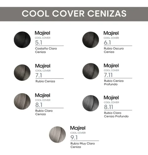 Tintura Loreal Majirel Cool Cover Coloración Pomo 60ml + Ox 4 – Castaño Cool Cover