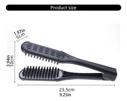 Cepillos Dobles Para Alisar El Cabello De Nylon