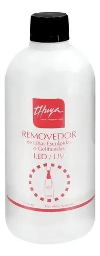 Removedor Esmalte Semi Permanente Thuya 500ml + 10 Broches Remover